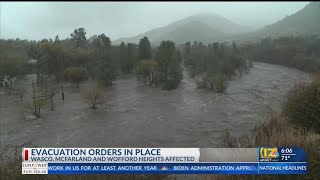 Kern Flooding - Evacuation orders in place for affected Kern County areas