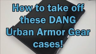 How to remove the UAG case (Urban Armor Gear case) for Surface Pro 4