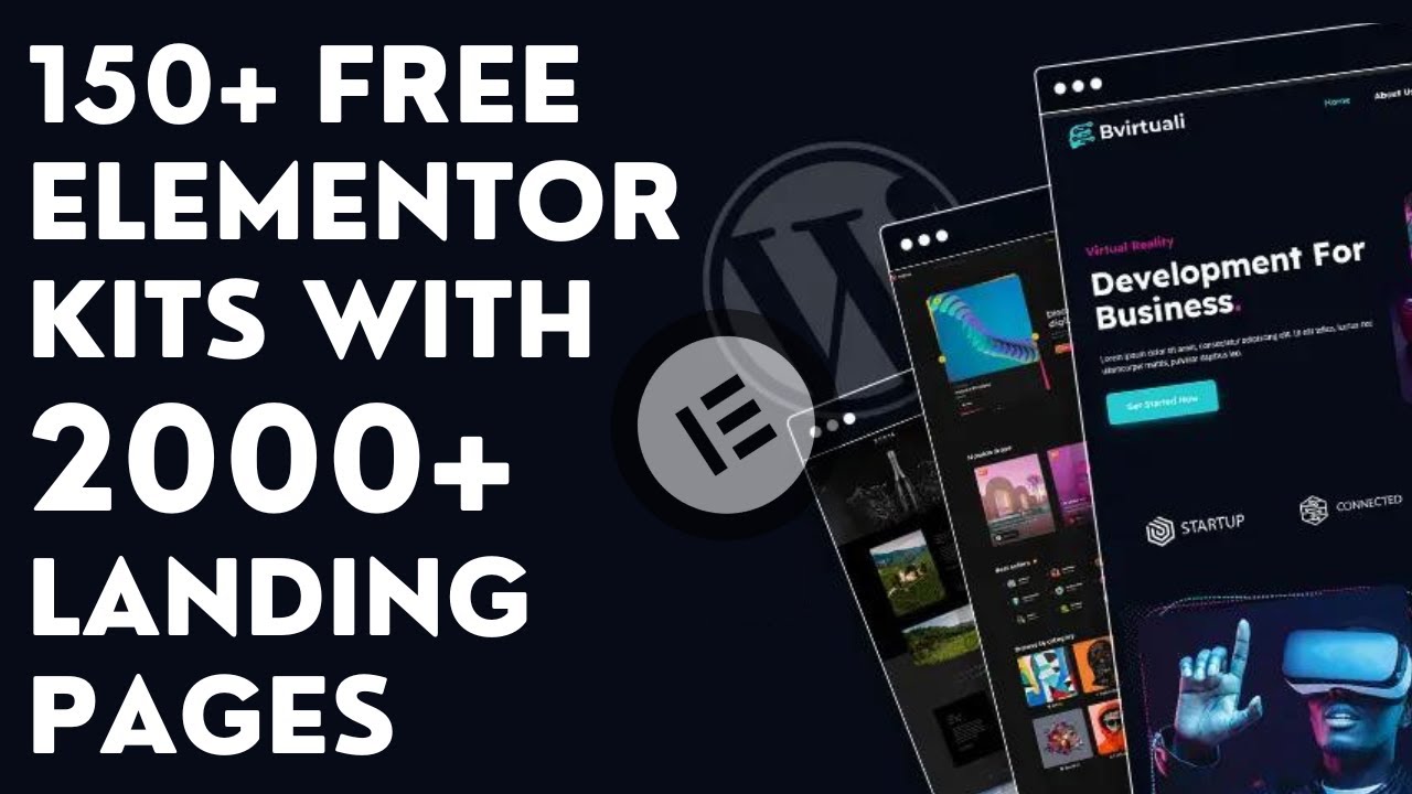 150+ Free Elementor Landing Page Templates Kits With 2000+ Free Landing ...