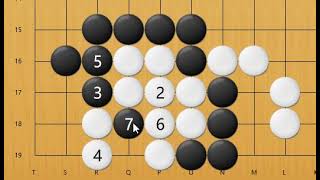 黑棋如何利用白棋的气紧和缺陷，欣赏黑棋连续的妙手