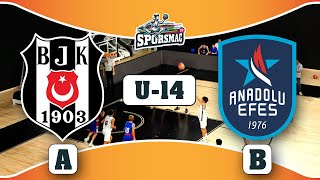 Beşiktaş A U14 - Anadolu Efes B U14 | Full Maç (12.10.24)