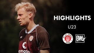 Starke Paraden von FCSP-Keeper Kokott:  FC St. Pauli U23 - BW Lohne