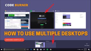 How to use Multiple Desktops on Windows 10 | Windows 10 Virtual Desktops