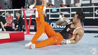 Bart Deurloo (NED) Interview / High Bar Crash - 2017 World Championships - Podium Training