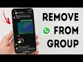 How To Remove Someone From WhatsApp Group - Full Guide