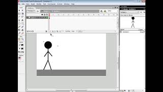 Walking StickMan using Macromedia Flash|Merz-Chennai.