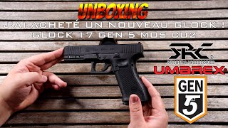 UNBOXING AIRSOFT - J'AI ACHETÉ UN NOUVEAU GLOCK ! Glock 17 Gen 5 MOS CO2 SRC/UMAREX [FR]