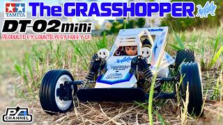 【謎のミニシャーシ!?】DT02 × タミヤ グラスホッパー 四輪独立 フロント六角化  tamiya TheGRASSHOPPER × DT02 × カントリーボーイホビーチャンネル