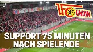 Union Berlin: Wahnsinns Support 75 (!) Minuten nach Spielende | FC Union - SpVgg Fürth (29.04.2022)