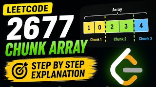Chunk Array | Leetcode - 2677 | JavaScript Interview Question | JavaScript Chunk Array #javascript