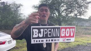 FARMERS MARKET HAWAII’S KEONI PAYTON explains why BJ PENN should be elected for GOVERNOR OF HAWAII