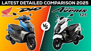 Suzuki Avenis 125 Vs Honda Dio 125 Full Comparison Video | Best Mileage Scooters in India 2025