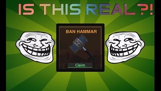 I Got A Ban Hammer In Roblox Assasin - ban hammer roblox download