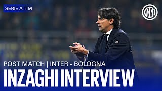 INTER 6-1 BOLOGNA | INZAGHI INTERVIEW 🎙️⚫🔵