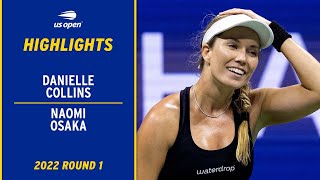 Danielle Collins vs. Naomi Osaka Highlights | 2022 US Open Round 1