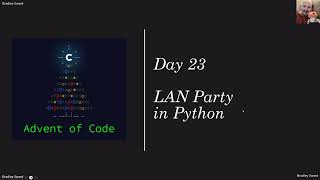 Advent of Code 2024 - Day 23 - Both Parts - LAN Party in Python