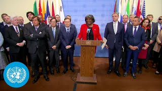 U.S., Australia, Canada and others on DPR Korea - Media Stakeout | Security Council | United Nations
