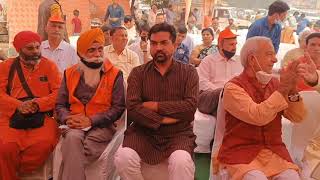 KapilMishra at Gurugram  Sector 12 #Govardhan pooja