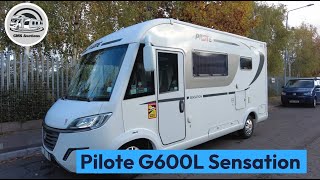 Pilote G600L Sensation - Motorhome Auction