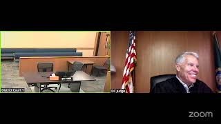 Thurston County District Court's State Private Pretrial Calendar