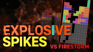 EXPLOSIVE SPIKES vs. Firestorm - TETR.IO Tetra League