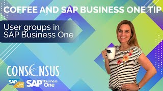 User groups in SAP Business One