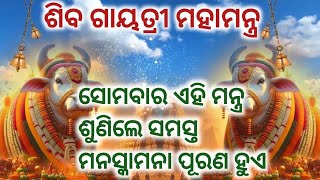 ଶିବ ଗାୟତ୍ରୀ ମହାମନ୍ତ୍ର ସୋମବାର ଶୁଣନ୍ତୁ ଆଉ ଚମତ୍କାର ଦେଖନ୍ତୁ || Shiv Shankar Mantra#powerfulmantra