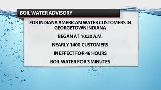 Boil water advisory in effect for Indiana American Water customers in Georgetown