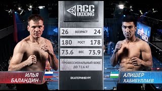 Ilya Balandin vs  Alisher Khabibullaev,  | May, 18 2019 | RCC Boxing Promotions | Full HD