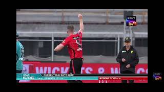 bbl Tom Rogers four wickets in one over