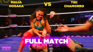 Malia Hosaka vs Tiki Chamorro | Episode 21 | WOW - Women Of Wrestling