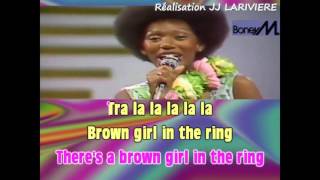 BONEY M   BROWN GIRL IN THE RING I G JJ KARAOKE