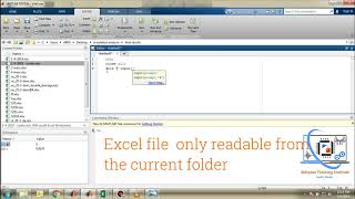 MATLAB Import Excel file/ Real Time Data Processing (Signal Processing)