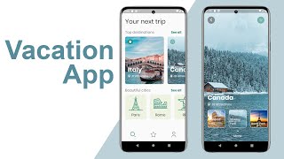 Vacation App - Flutter UI - Speed Code