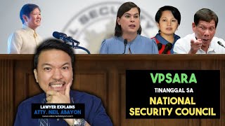 VP Sara Tinanggal sa NATIONAL SECURITY COUNCIL ni PBBM! #LawyerExplains #AttorNEIL