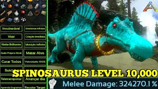 Ark mobile God Console \u0026 Ascendant Creature |TAMING SPINOSAURUS LEVEL 10,000