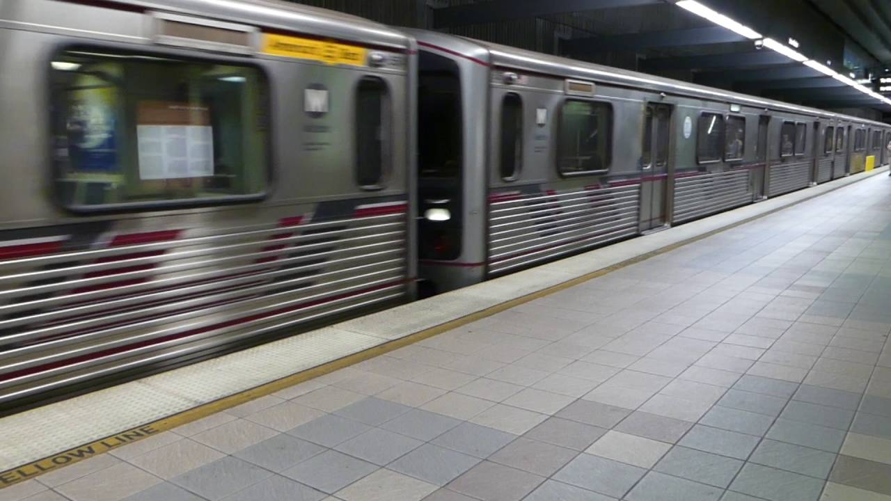 LA Metro Rail: 1992 Breda A650 Purple Line At Union Station (Downtown ...