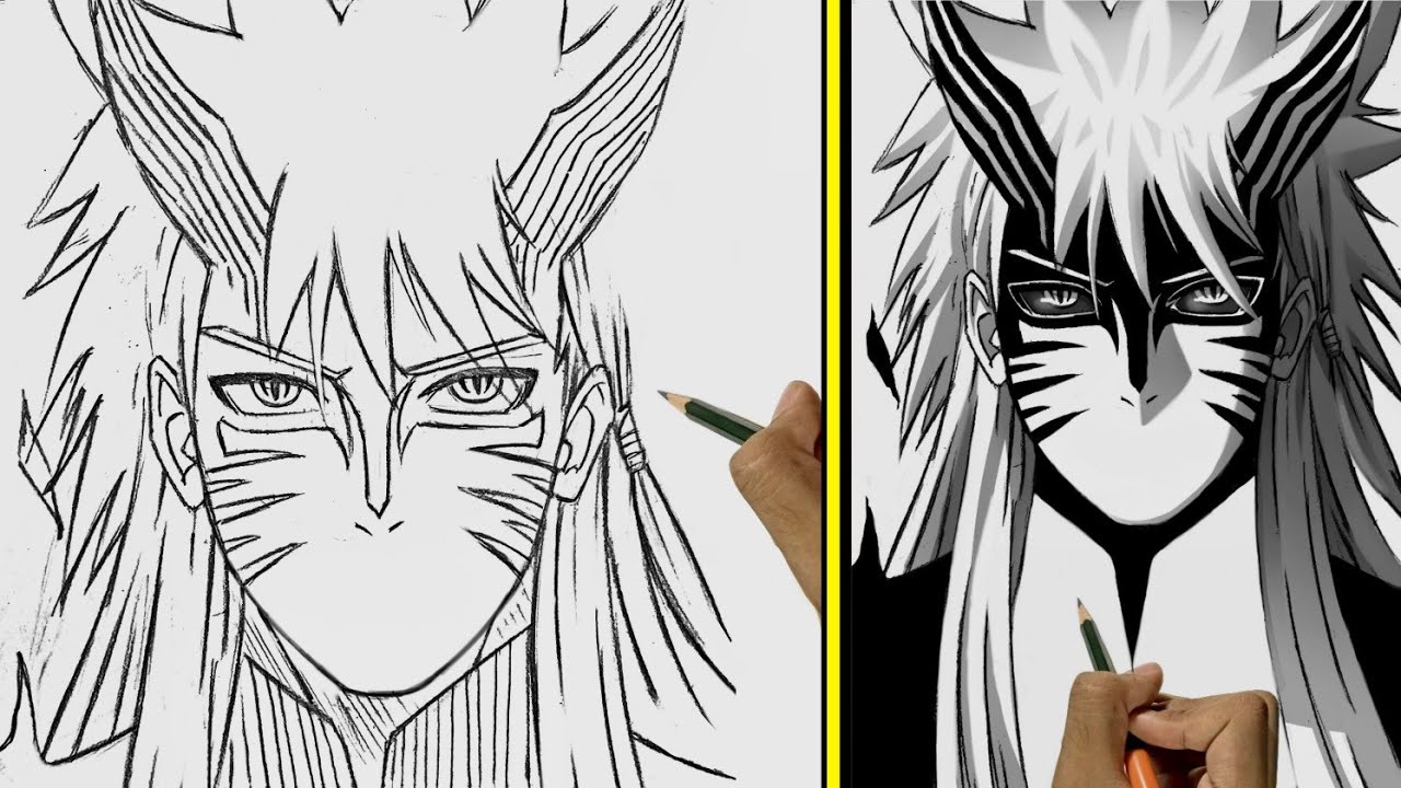 Drawing NARUTO Entering GOD OTSUTSUKI Mode || Boruto Naruto Next ...