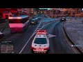 【gta5】観光バス大暴走！交通量5倍の渋滞道路でカーチェイスする！｜警察官になる 238【ほぅ】lspdfr実況