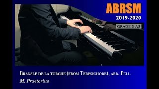 [青苗琴行 x 香港演藝精英協會] ABRSM Piano 2019 - 2020 Grade 3 A3 Bransle de la torche from Terpsichore