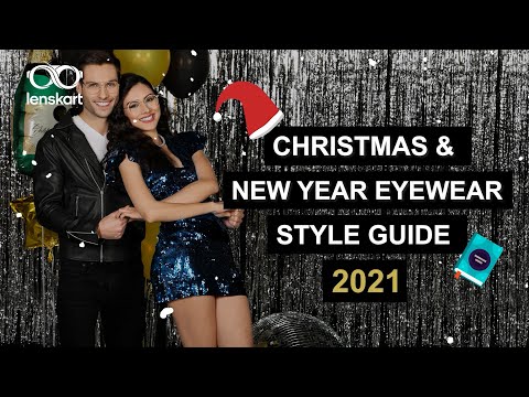 Christmas and New Year Glasses Style Guide 2021