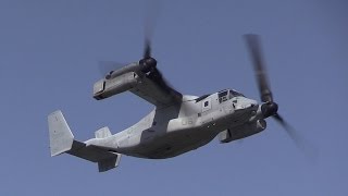 ＜日本初公開＞MV-22 Osprey Level III Demo(Rehearsal) 岩国基地フレンドシップデー2016 オスプレイデモフライト(予行）