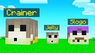 Minecraft BUT They TURNED Us Into SLIMES!