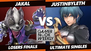 GNW 12 Losers Finals - Jakal (Wolf) Vs. Justinbyleth (Byleth) Smash Ultimate - SSBU