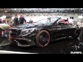 brabus 850 6.0 biturbo v8 s63 amg cabriolet start up revs