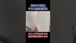 【DIY】 壁紙補修してみた！