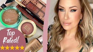 FULL FACE OF TOP RATED DRUGSTORE MAKEUP | Risa Does Makeup