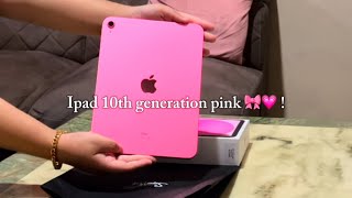 Unboxing ipad 10th generation colour pink 64GB 🎀💗 | vlog amoy