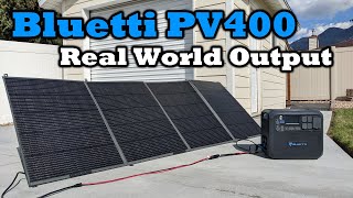 NEW Bluetti PV400 ETFE Portable Solar Panel - Real World Testing Results!