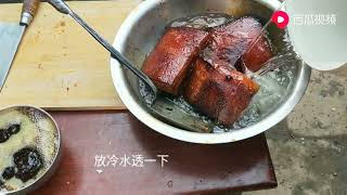 农村美食五花肉系列之：扣肉，一次做了5斤，香味飘满整个院子